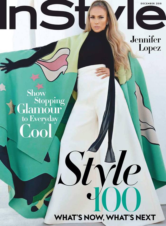 Jennifer Lopez @ InStyle US December 2018