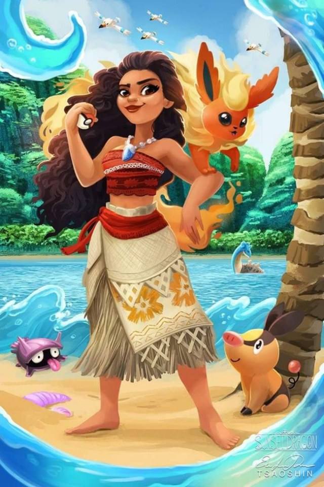 Disney Princess & Her Pokemon