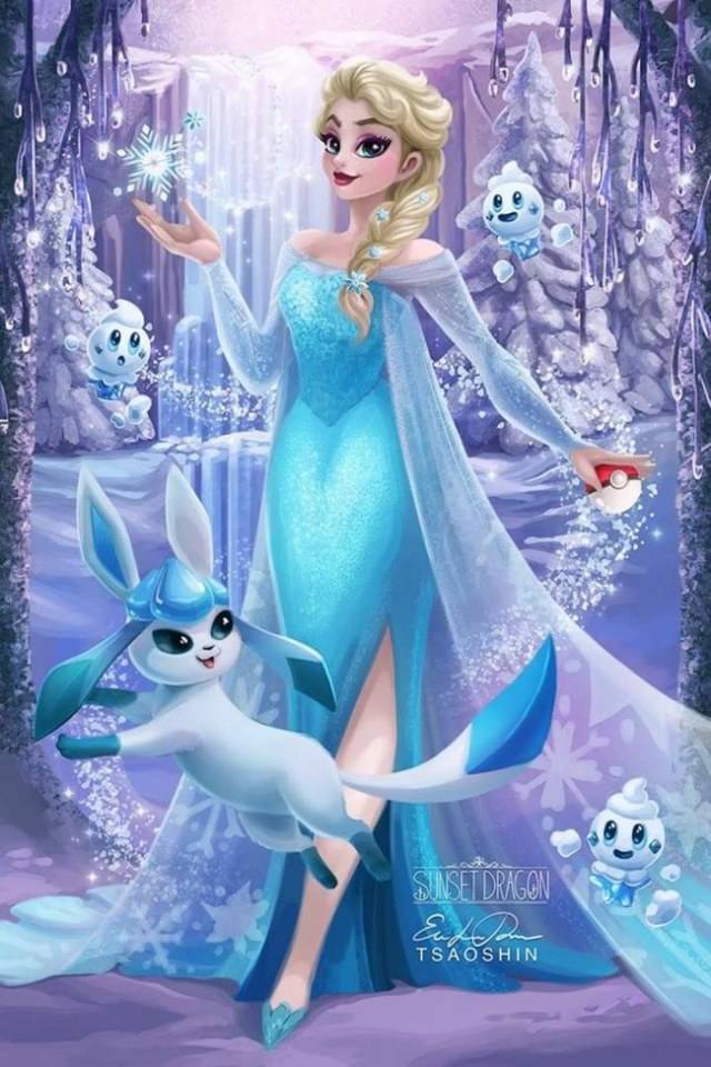 Disney Princess & Her Pokemon