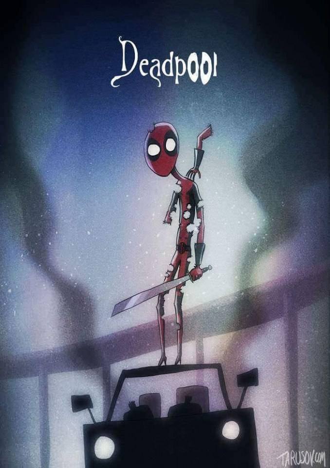 Super Hero By Tim Burton