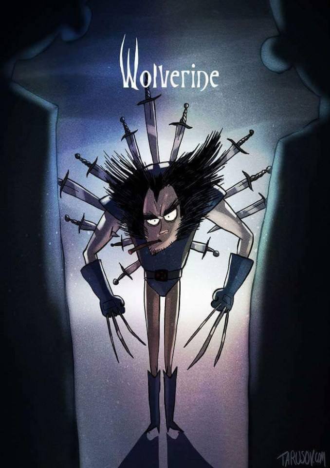 Super Hero By Tim Burton