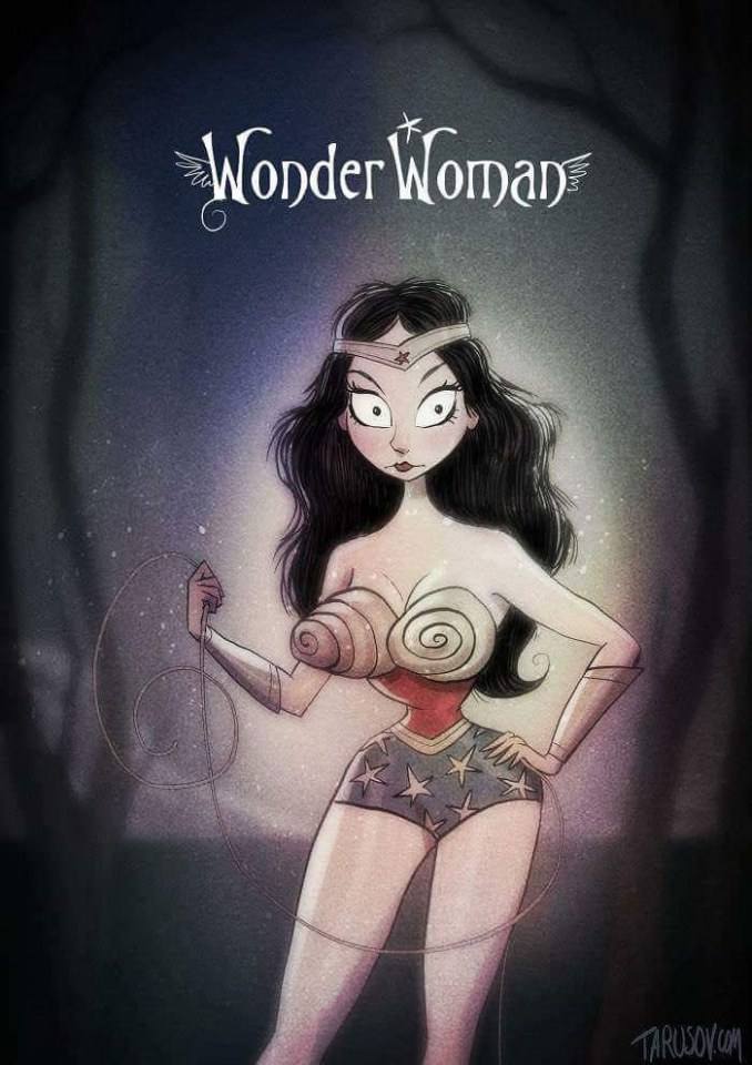 Super Hero By Tim Burton