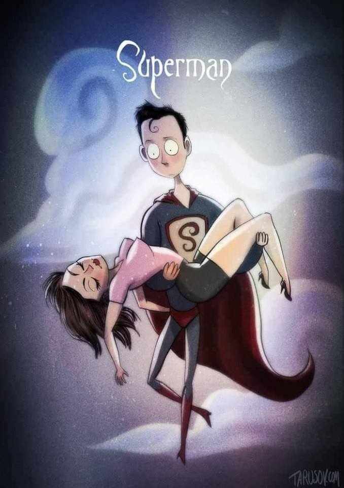Super Hero By Tim Burton