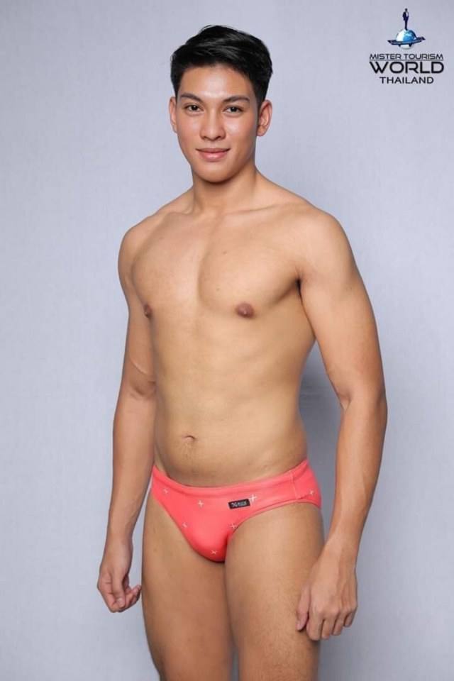 หนุ่มๆในชุดว่ายน้ำ Mister Tourism World Thailand 2018
