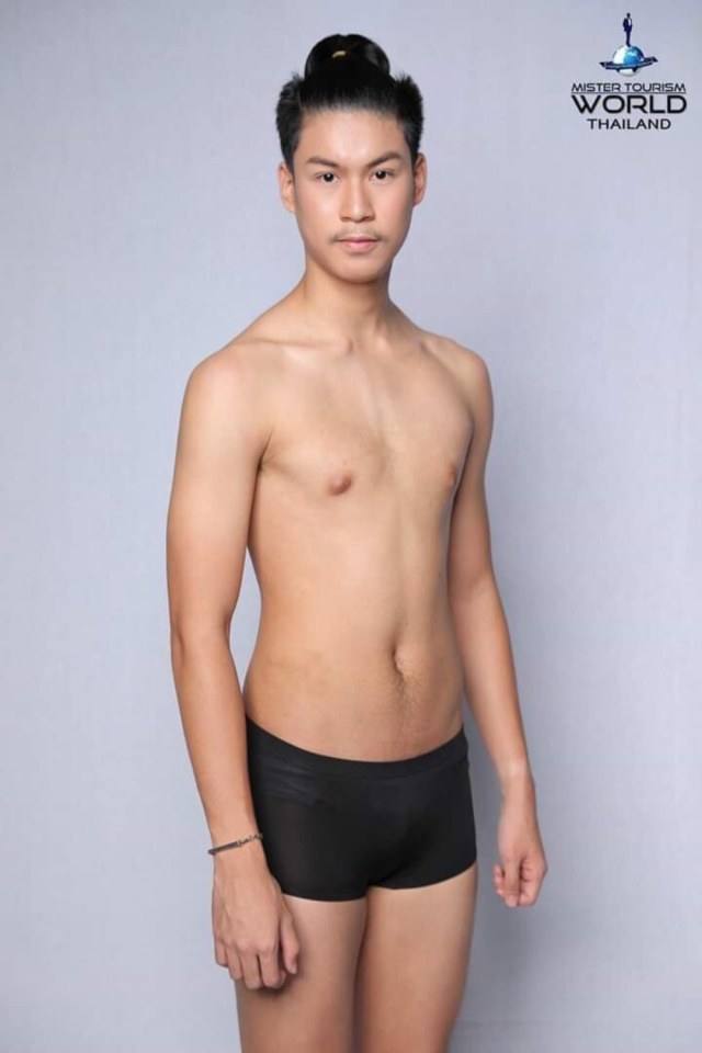 หนุ่มๆในชุดว่ายน้ำ Mister Tourism World Thailand 2018