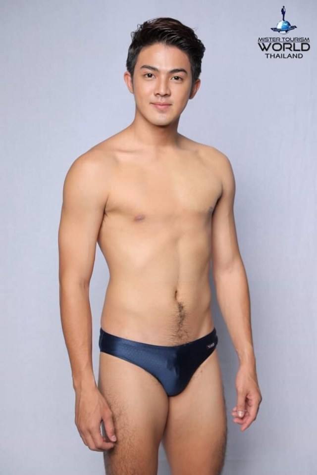 หนุ่มๆในชุดว่ายน้ำ Mister Tourism World Thailand 2018
