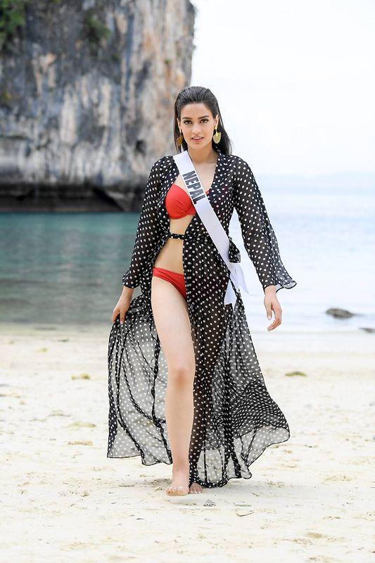 สาวงามมิสยูนิเวิร์ส 2018 เก็บตัวที่พัทยา