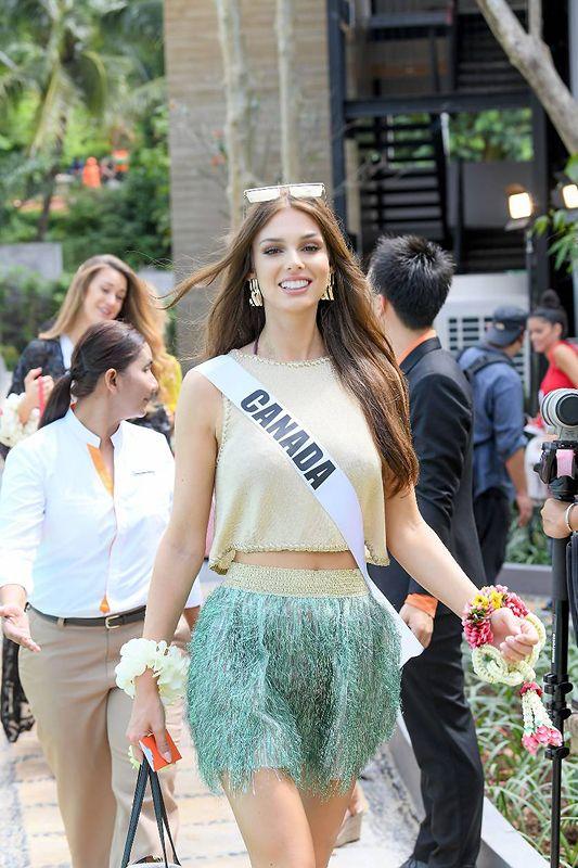 สาวงามมิสยูนิเวิร์ส 2018 เก็บตัวที่พัทยา