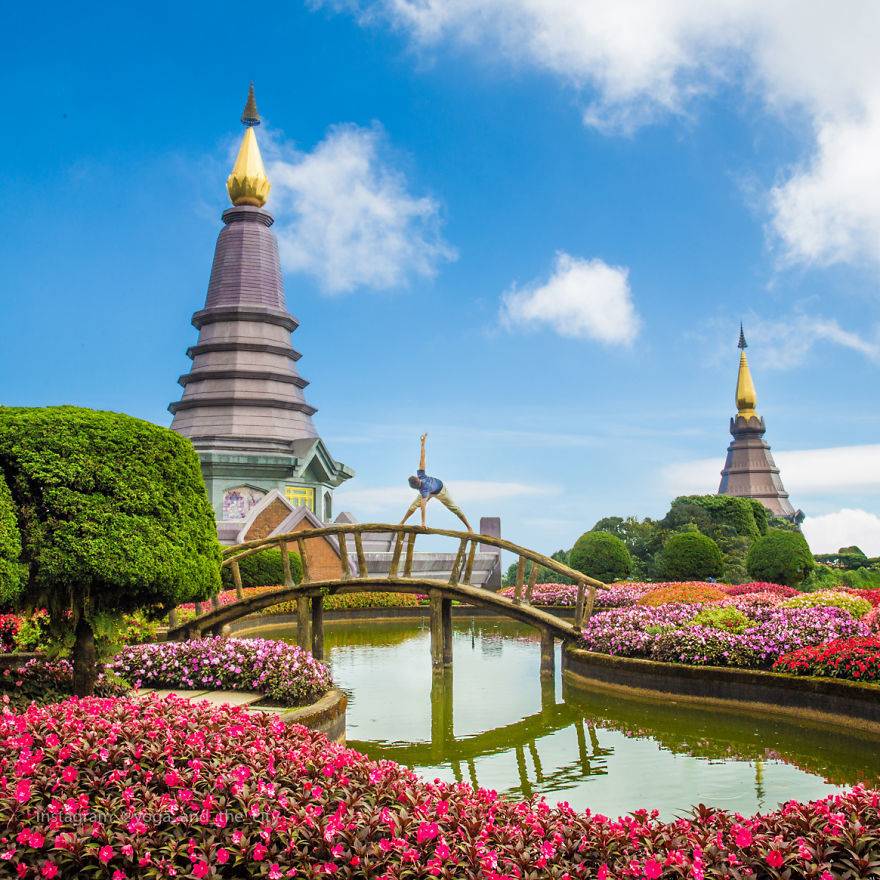 เดินทางรอบโลก เพื่อถ่ายภาพคนเล่นโยคะ ในแต่ละประเทศ