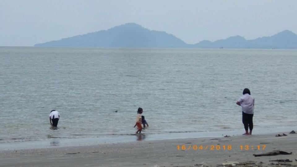 หาดนี้เคยถูกคลื่นสึนามิทำลาย