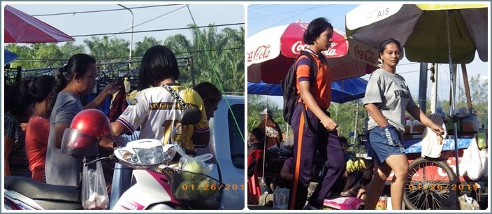 ตลาดนัดนาบอน วันเสาร์
