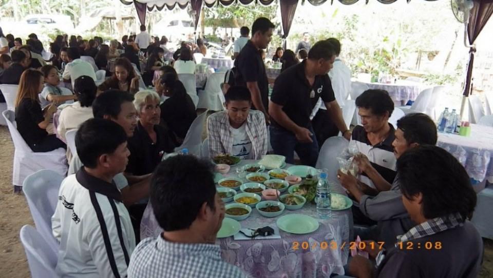 บรรยากาศงานศพในภาคใต้