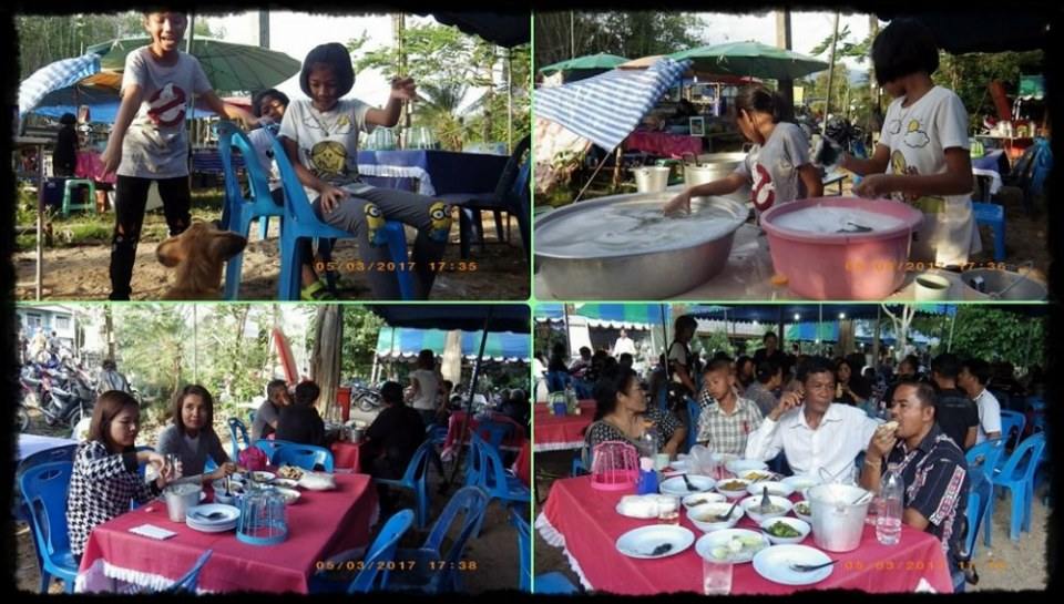 บรรยากาศงานศพในภาคใต้