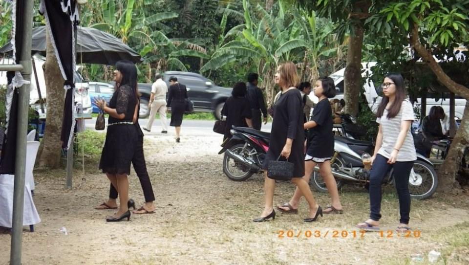 บรรยากาศงานศพในภาคใต้