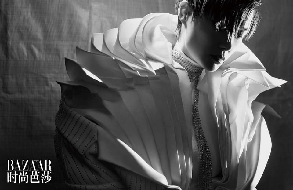 Chris Lee @ Harper's Bazaar China January 2019