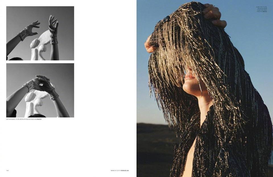 Vivien Solari @ Vogue Ukraine March 2019