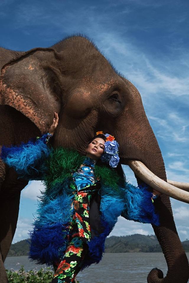 H'Hen Ni&ecirc; @ Heritage Fashion vietnam February 2019