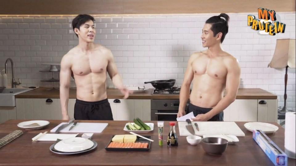 มาดูสองหนุ่มสอนทำอาหารกันเถอะ #กล้ามก็มา #จิ้นก็มี