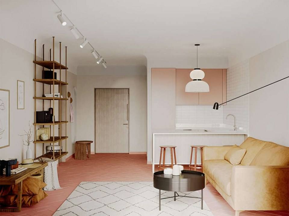Small Apartment by Lena Budantseva