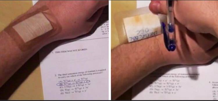 How to cheat exam