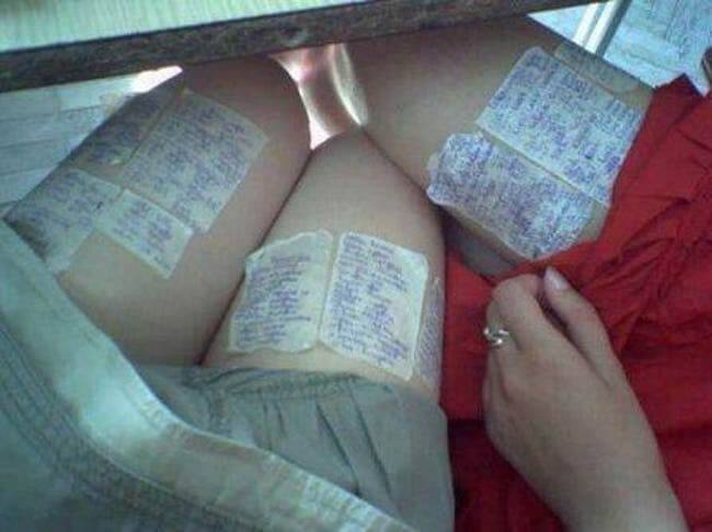 How to cheat exam