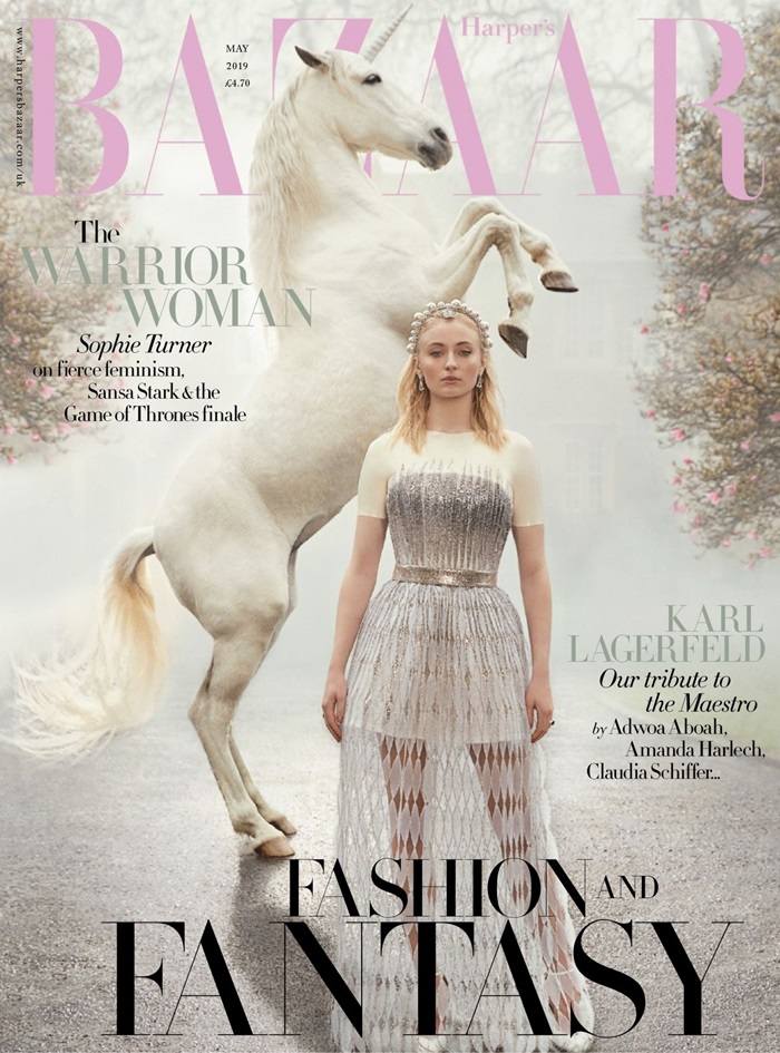 Sophie Turner @ Harper&rsquo;s Bazaar UK May 2019