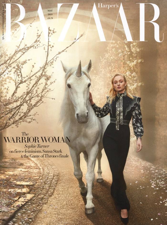 Sophie Turner @ Harper&rsquo;s Bazaar UK May 2019