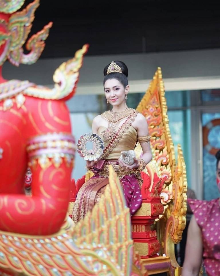นางสงกรานต์ทุงษะเทวี 2562 "เบลล่า ราณี" #thailand