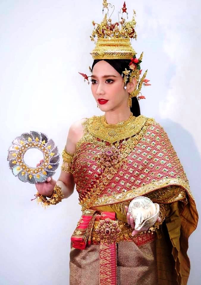 นางสงกรานต์ทุงษะเทวี อั้ม พัชราภา #thailand