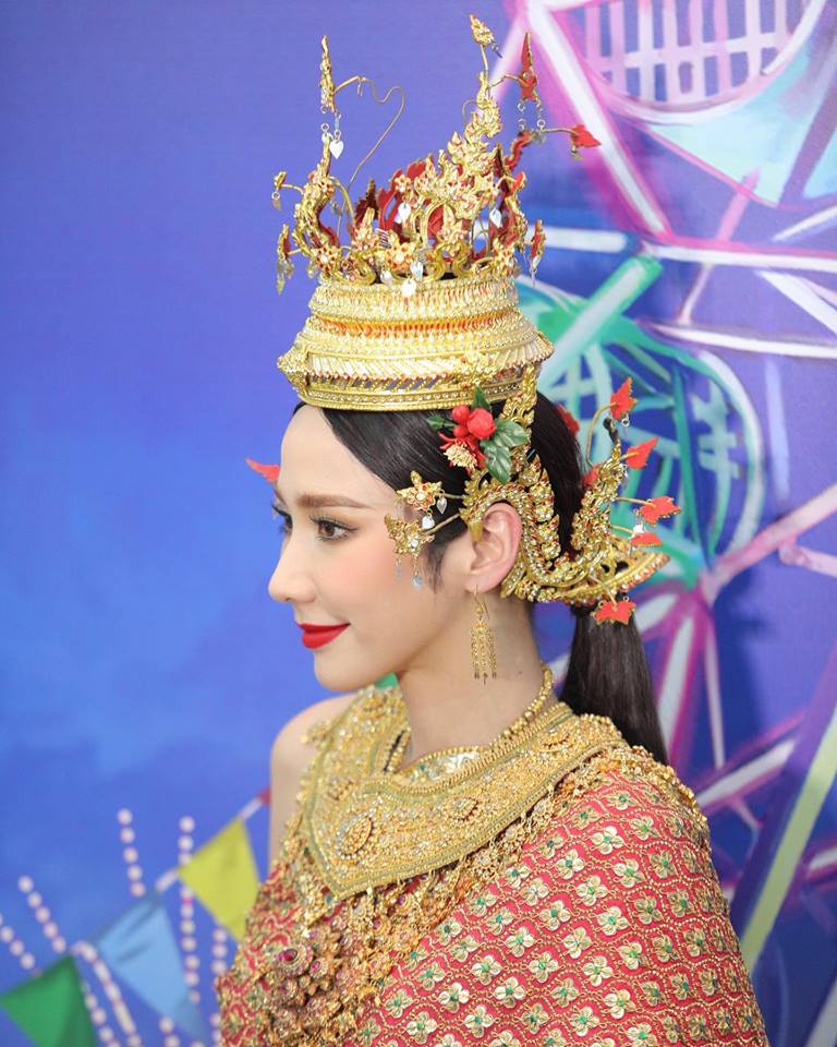 นางสงกรานต์ทุงษะเทวี อั้ม พัชราภา #thailand