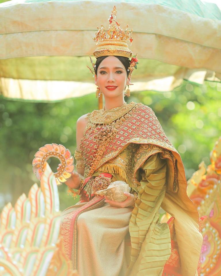 นางสงกรานต์ทุงษะเทวี อั้ม พัชราภา #thailand