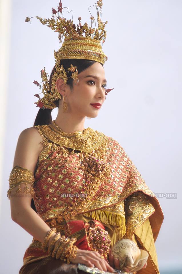 นางสงกรานต์ทุงษะเทวี อั้ม พัชราภา #thailand