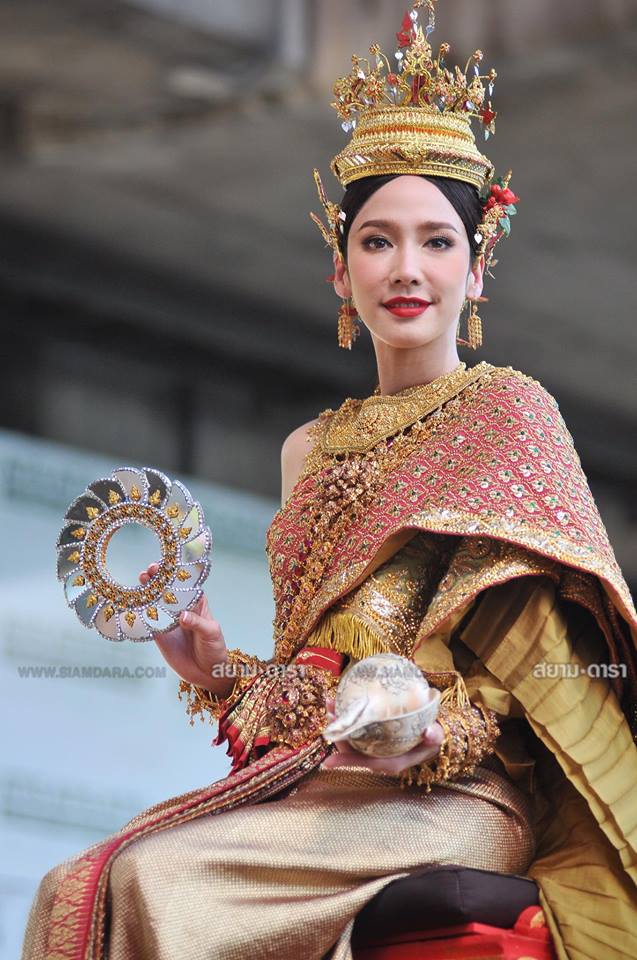 นางสงกรานต์ทุงษะเทวี อั้ม พัชราภา #thailand