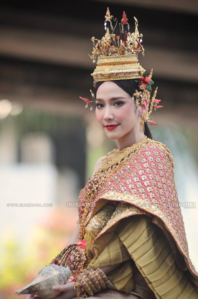 นางสงกรานต์ทุงษะเทวี อั้ม พัชราภา #thailand