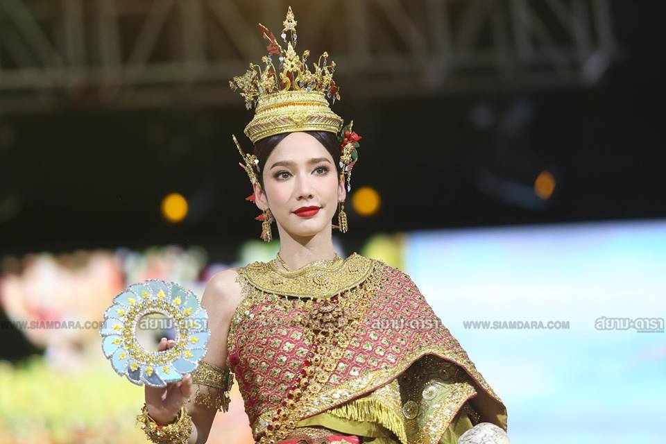 นางสงกรานต์ทุงษะเทวี อั้ม พัชราภา #thailand