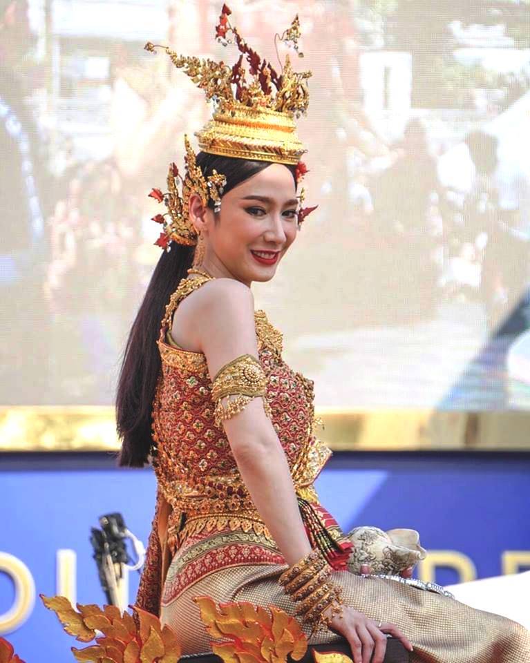 นางสงกรานต์ทุงษะเทวี อั้ม พัชราภา #thailand