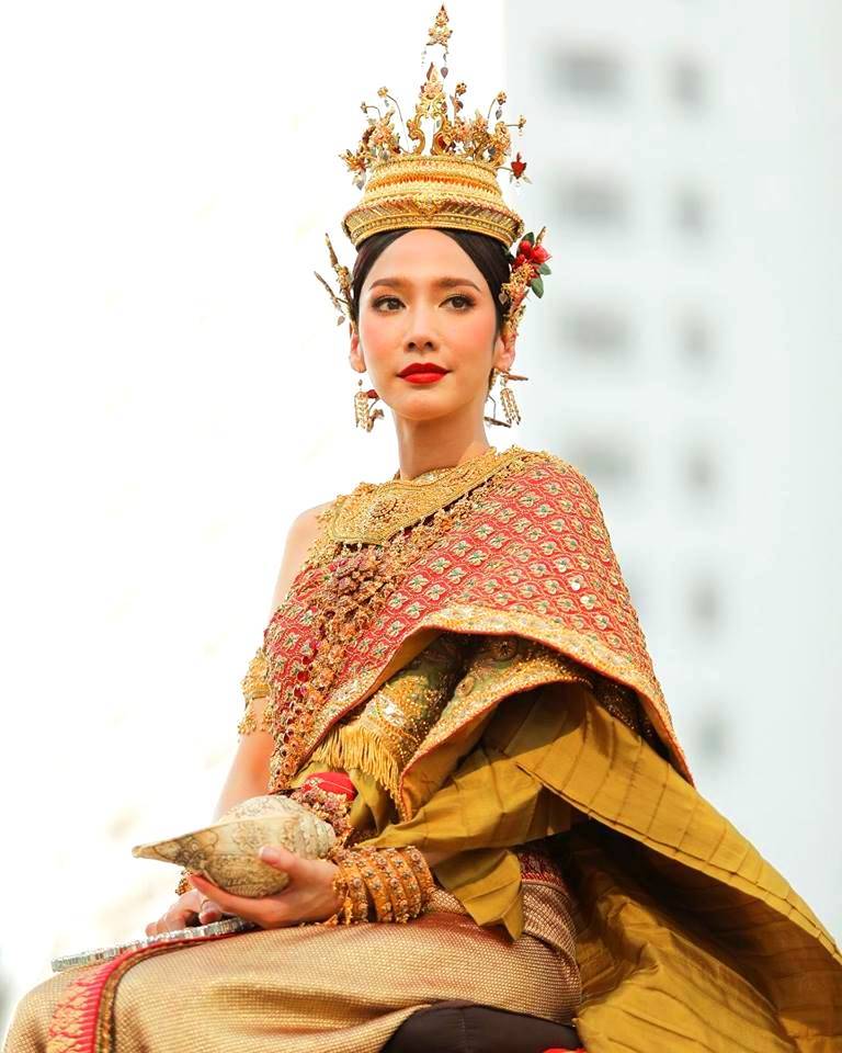 นางสงกรานต์ทุงษะเทวี อั้ม พัชราภา #thailand