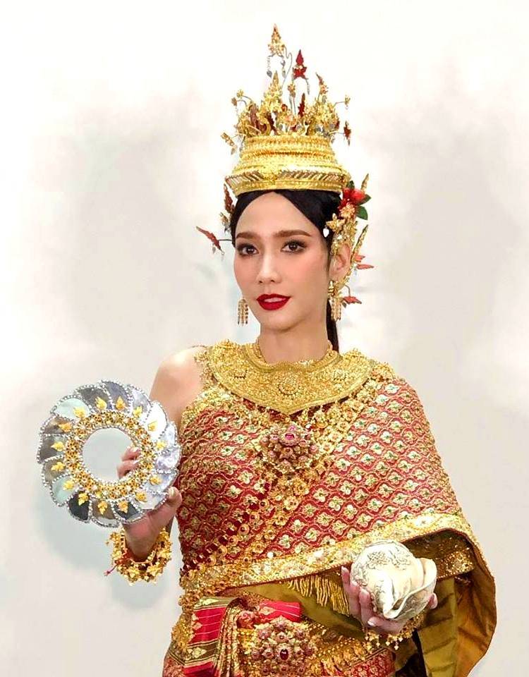 นางสงกรานต์ทุงษะเทวี อั้ม พัชราภา #thailand