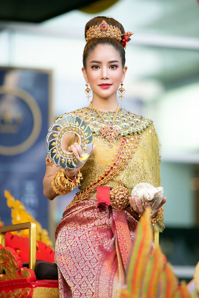 นางสงกรานต์๒๕๖๒ ทุงษะเทวี &ldquo;ก้อย รัชวิน&rdquo; #thailand