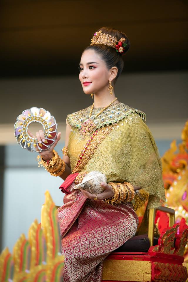 นางสงกรานต์๒๕๖๒ ทุงษะเทวี &ldquo;ก้อย รัชวิน&rdquo; #thailand