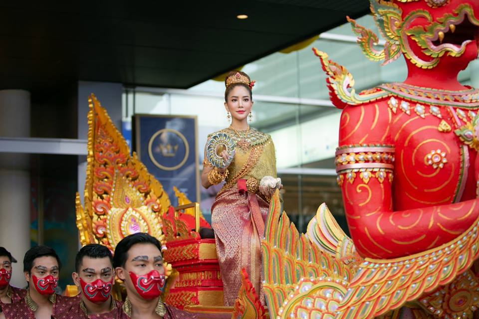 นางสงกรานต์๒๕๖๒ ทุงษะเทวี &ldquo;ก้อย รัชวิน&rdquo; #thailand