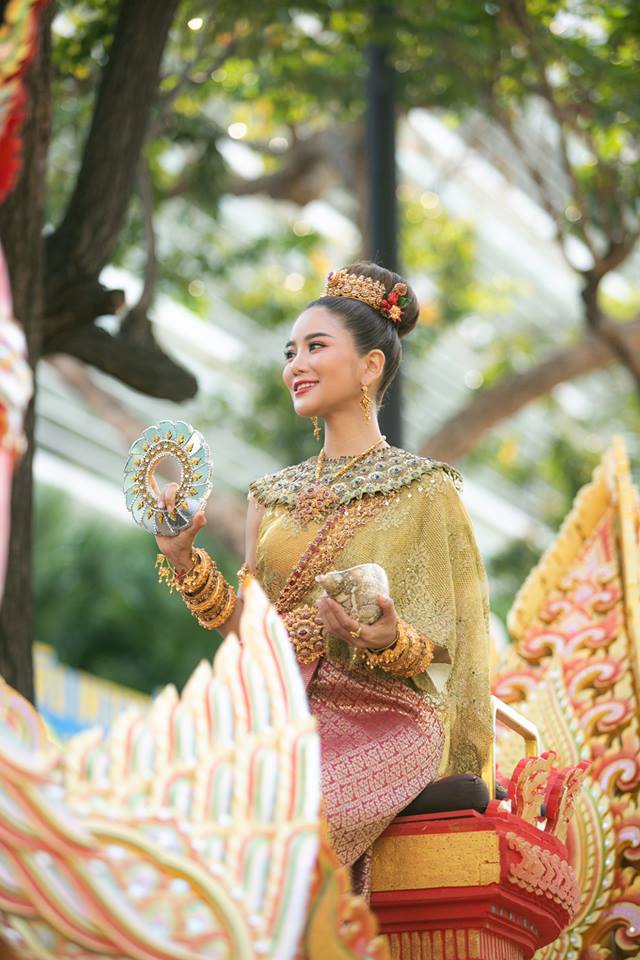 นางสงกรานต์๒๕๖๒ ทุงษะเทวี &ldquo;ก้อย รัชวิน&rdquo; #thailand