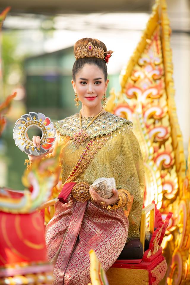 นางสงกรานต์๒๕๖๒ ทุงษะเทวี &ldquo;ก้อย รัชวิน&rdquo; #thailand