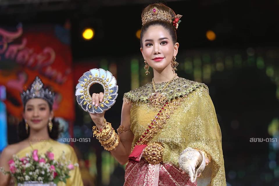 นางสงกรานต์๒๕๖๒ ทุงษะเทวี &ldquo;ก้อย รัชวิน&rdquo; #thailand