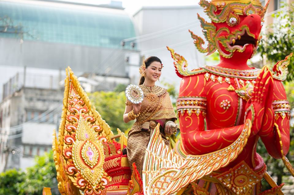 นางสงกรานต์ทุงษะเทวี ๒๕๖๒ “ใบเฟิร์น พิมพ์ชนก” #thailand
