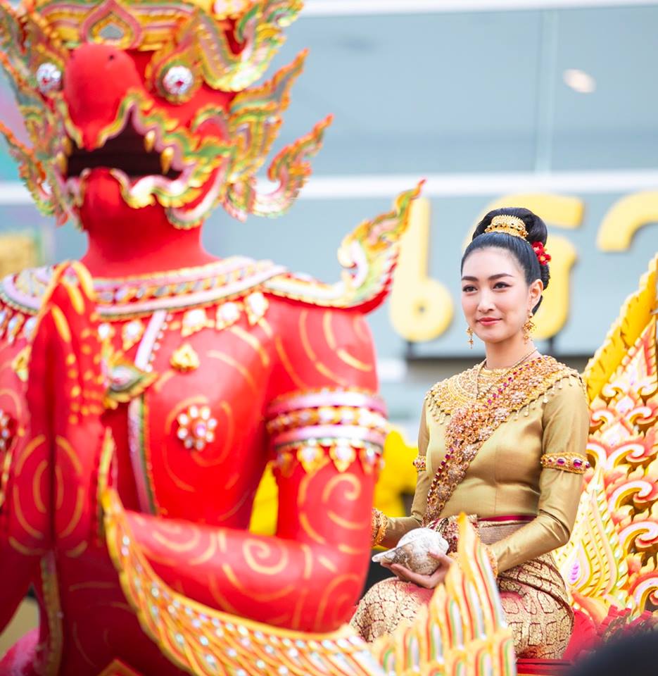 นางสงกรานต์ทุงษะเทวี ๒๕๖๒ “แพนเค้ก เขมนิจ” #thailand