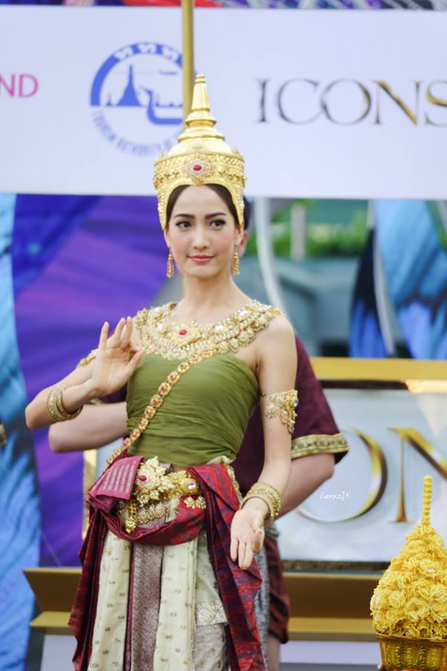 นางสงกรานต์ ๒๕๖๒ ICON SIAM “แต้ว ณฐพร” #thailand