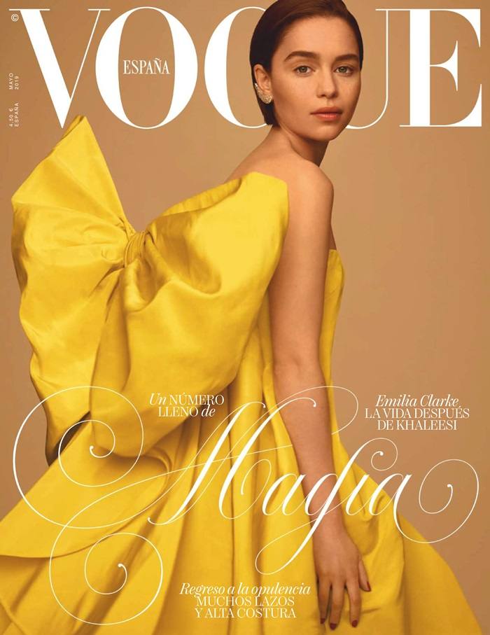 Emilia Clarke @ Vogue Espa&ntilde;a May 2019