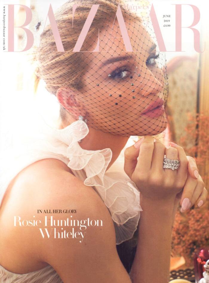 Rosie Huntington-Whiteley @ Harper's Bazaar UK June 2019