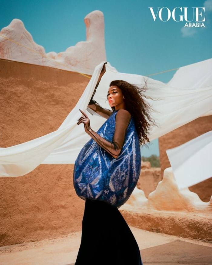 Winnie Harlow & Shahad Salman @ Vogue Arabia June 2019
